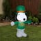 3.5ft. Airblown® Inflatable St. Patrick's Day Snoopy